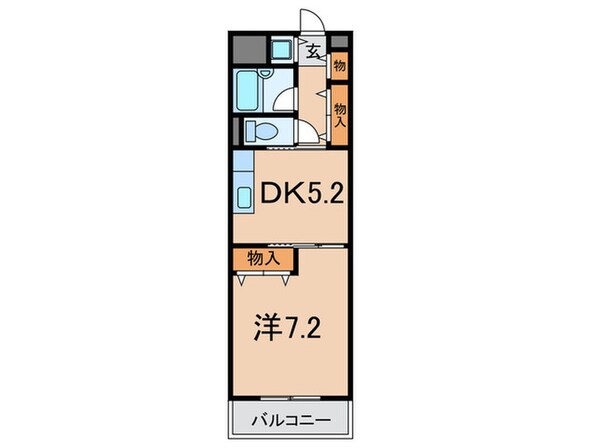 プエンテ２１の物件間取画像